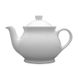 Чайник заварочный 500мл. фарфоровый, белый Grace, Lubiana
