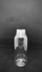 Бутылка одноразовая 350 мл с широким горлом «Круглая» крышка 38 мм прозрачная (без крышки)