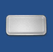 Подложка для полуфабрикатов 27х13,5х2 см. из вспененного полистирола, белая (аналог TR-055)