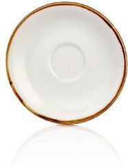 Блюдце 12 см под чашку 75 мл, цвет белый (Gleam), серия "Harmony" HA-GL-ZT-01-KT