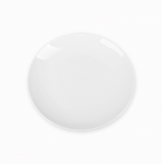 Тарелка мелкая Extra white 205мм Helios A7003 фарфоровая