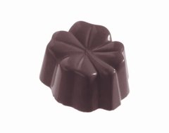Форма для шоколаду 33x30x17 мм, 13 гр., 24 шт. Конюшина з полікарбонату Chocolate World