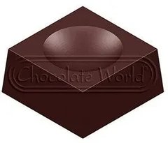 Форма для шоколаду 26x26x12 мм, 9 гр., 24 шт. "База" полікарбонятна Chocolate World