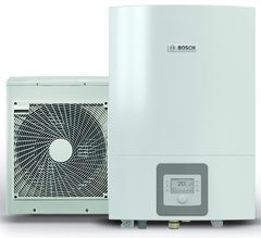Тепловий насос повітря/вода Compress 3000 AWBS 4, 4 кВт при A2W35, триходовий змішувач Bosch 8738203001