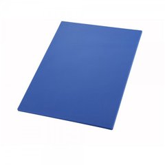 Дошка обробна 45х30х1, 25 см. Winco, пластикова синя (1075)