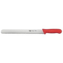 Нож кухонный для хлеба 30 см. Stal, Winco с красной пластиковой ручкой (04239)