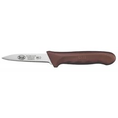Набір ножів для очищення 8 см, 2 шт. STAL, Winco з коричневою пластиковою ручкою (4245)
