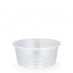 Контейнер круглий для супу одноразовий PP 250 мл Прозорий Ø=117 мм (кришка 011845)