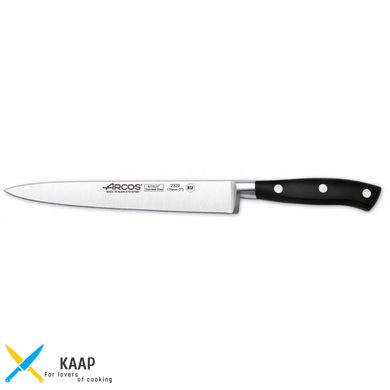 Нож кухонный поварской 17 см. Riviera, Arcos с черной пластиковой ручкой (232900)