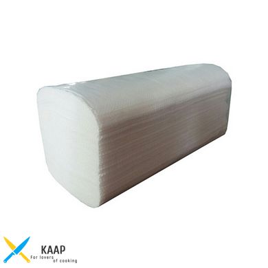 Бумажные полотенца листовые, белые, V-укладка, 2 слоя. 150 л. A103105