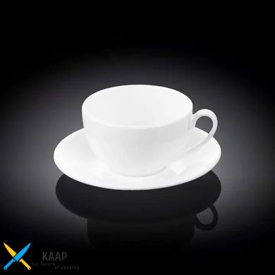 Чашка чайна з блюдцем Wilmax 180 мл WL-993189/AB