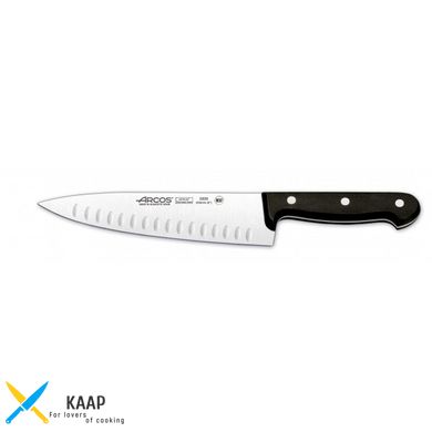 Нож кухонный поварской 20 см. Universal, Arcos с черной пластиковой ручкой (280601)"