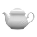 Чайник заварочный 600 мл. фарфоровый, белый, Arcadia, Lubiana