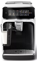 Кофемашина Series 3300, 1.8л, зерно+молотая, автомат.капуч, дисплей, авторецептов -6, белый Philips