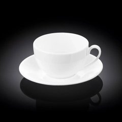 Чашка чайная с блюдцем Wilmax 300 мл WL-993190/AB