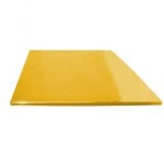 Доска разделочная 60х45х1,25 см. Winco, пластиковая желтая (1181)