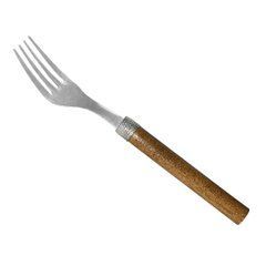Вилка столова Wood walnut 18/C 20 см 1.5mm mz462198 MAZHURA