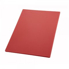 Дошка обробна 45х30х1, 25 см. Winco, пластикова червона (1081)