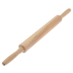 Скалка деревянная 60 см. с крутящимися ручками.