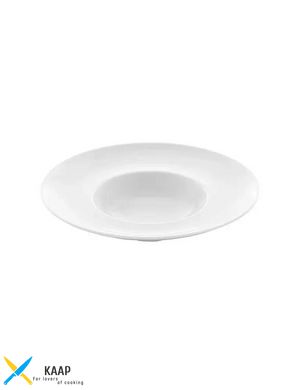 Тарелка глубокая с широкими бортами 27 см белая Bianco, Fine Dine