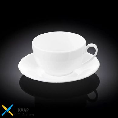 Чашка чайна з блюдцем Wilmax 300 мл WL-993190/AB