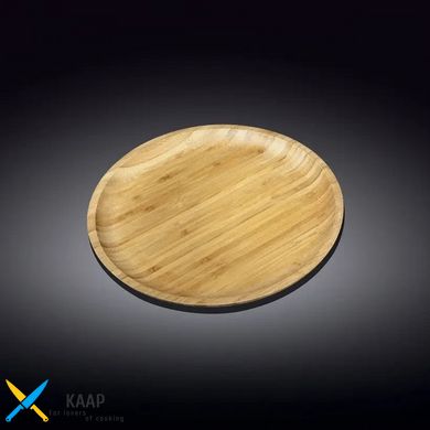 Тарелка бамбуковая Wilmax Bamboo 25,5 см WL-771034
