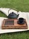 Столик-Чабань для чайної церемонії (чайний) бамбук 30х17х4,5 см прямокутний "Кобі" T0508