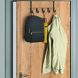 Вешалка на дверь с 5 крючками 38х6х15см черная, покрытие Touch-Therm HOOK-LINE LAVA METALTEX (351900)