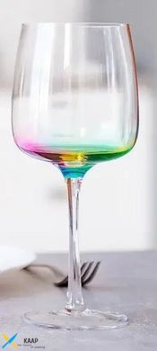 Бокал для вина 600 мл "Клер" разноцветный цена за 1 шт (в УП4) AT10231