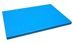 Доска разделочная пластиковая 60х40х2 см. прямоугольная, голубая Durplastics