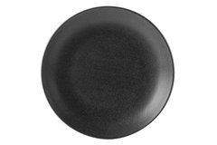 Тарілка кругла 30 см. порцелянова, чорна Seasons Black, Porland