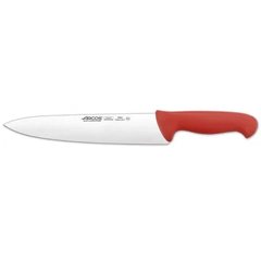 Кухонный нож поварской 25 см. 2900, Arcos с красной пластиковой ручкой (292222)