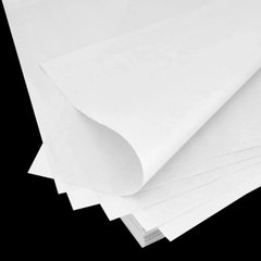 Папір-пергамент обгортковий для бургерів, випікання 320х320 мм 45 г/м2, 1000 шт. біла жиростійка