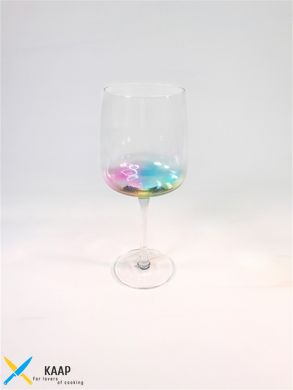 Бокал для вина 600 мл "Клер" разноцветный цена за 1 шт (в УП4) AT10231