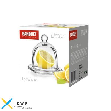 Підставка для лимона з кришкою 12,5 см. скляна LIMON, Banquet
