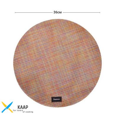 Круглий сервірувальний килимок 36 см (ПВХ) (12 шт. у промо-коробці) ціна за 1од