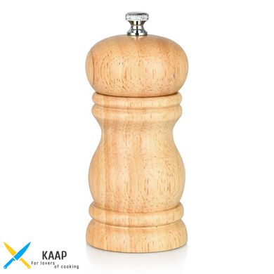 Млин для солі та перцю 11x5 см (дерев'яний корпус, з керамічним механізмом)