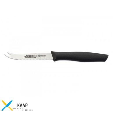 Кухонний ніж для сиру 10.5 см. Nova, Arcos із чорною пластиковою ручкою (188700)