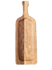 Дошка для подавання сиру, винограду для вина з ручкою 37х12х2 см "Бутилка" фігурна з виїмкою дерев'яна з дуба