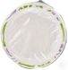 Тарелка одноразовая круглая 170мм (17 см)., 25 шт/уп бумажная, белая с рисунком Chinet Мозаика, Huhtamaki
