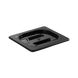 Крышка для гастроемкости GN 1/6 поликарбонатная черная Hendi