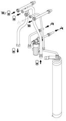 Монтажний комплект для підключення водонагрівача непрямого нагріву до котла Ariston 3318334