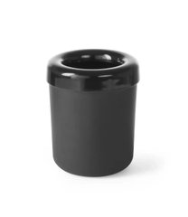 Контейнер для сміття/столових приладів настільний 13х16 см. Hendi, меламіновий, чорний (421574)
