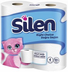 Туалетний папір Silen двошаровий білий 32 штуки. 32761310