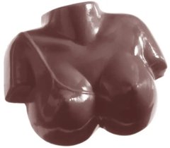 Форма для шоколаду "бюст" 37х31х16 мм, 3x7 шт., 12 г 1159 CW