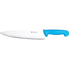 Кухонний ніж кухарський 25 см. Stalgast із синьою пластиковою ручкою (281254)