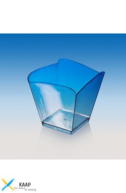 Пиала-форма фуршетная "Волна" 57х57х50 мм 95 мл прозрачная стеклоподобная