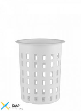 Підставка для столових приборів пластикова біла 13х11 см