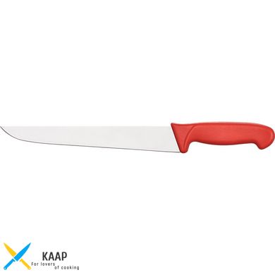 Кухонний ніж м'ясника 20 см. Stalgast із червоною пластиковою ручкою (283101)