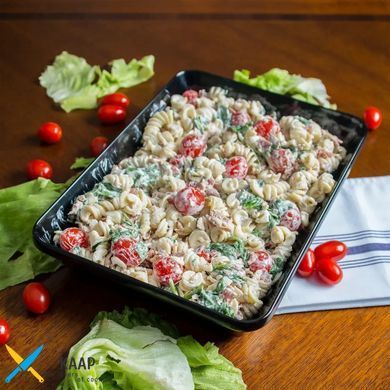 Блюдо для викладки продуктів One Chef з меламіну (300x190x55 мм), чорна